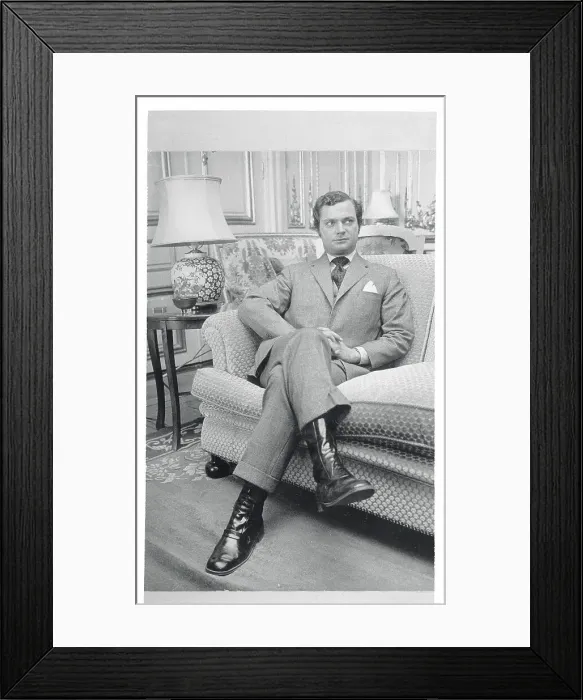 Framed Print : Crown Prince Carl Gustaf