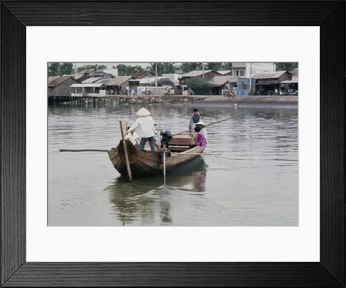 Framed Print : Boating In Ho Chi Minh City Framed Print : Boating In Ho Chi Minh City