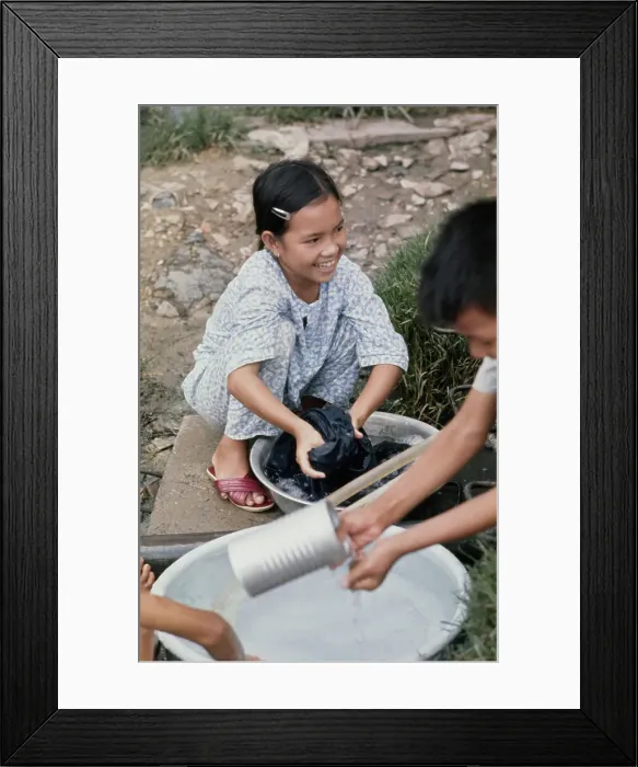 Framed Print : Vietnamese Camp, Ho Chi Minh City Framed Print : Vietnamese Camp, Ho Chi Minh City