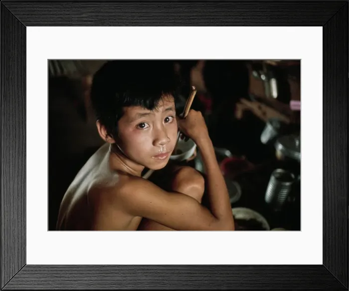 Framed Print : Vietnamese Camp, Ho Chi Minh City Framed Print : Vietnamese Camp, Ho Chi Minh City