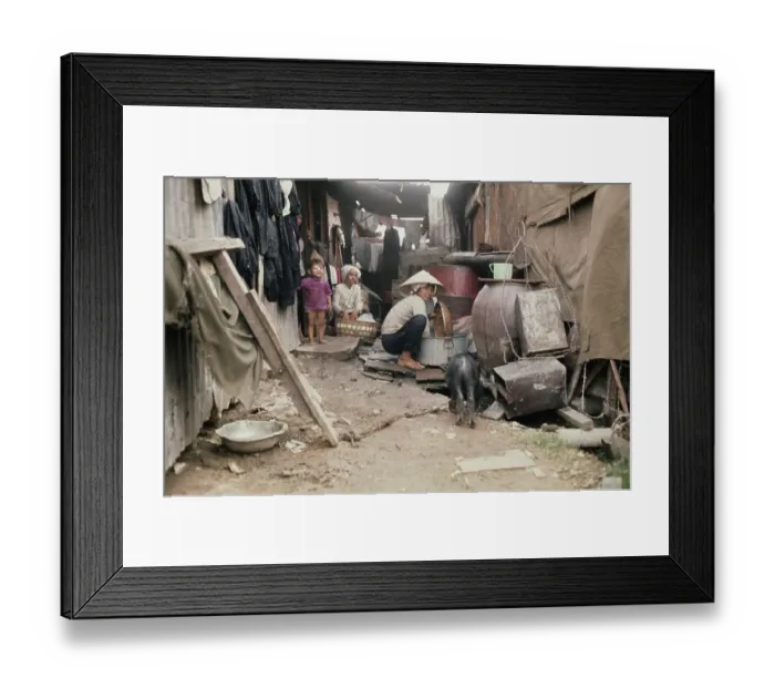 Framed Print : Vietnamese Camp, Ho Chi Minh City Framed Print : Vietnamese Camp, Ho Chi Minh City