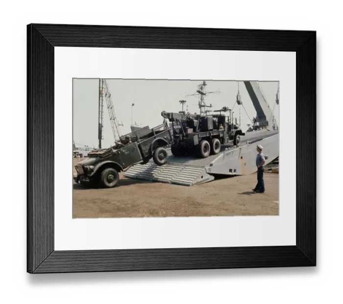 Framed Print : US Marines At Da Nang Framed Print : US Marines At Da Nang