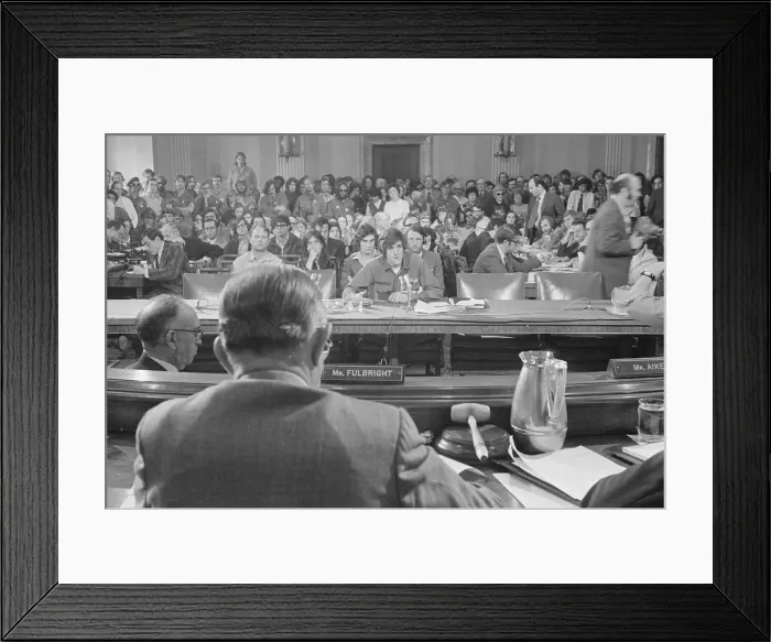 Framed Print : John Kerry Speaking Against the Vietnam War Framed Print : John Kerry Speaking Against the Vietnam War