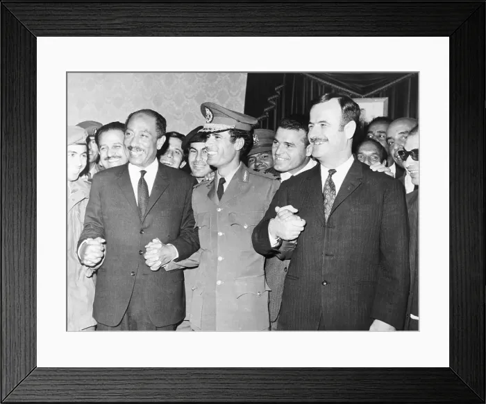 Framed Print : Federation of the Arab World Established Framed Print : Federation of the Arab World Established