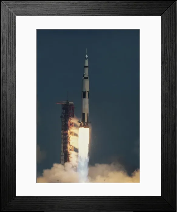 Framed Print : Apollo 16 - Launch Day Framed Print : Apollo 16 - Launch Day
