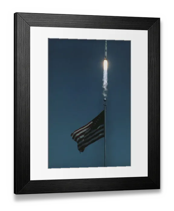 Framed Print : Apollo 16 - Launch Day Framed Print : Apollo 16 - Launch Day