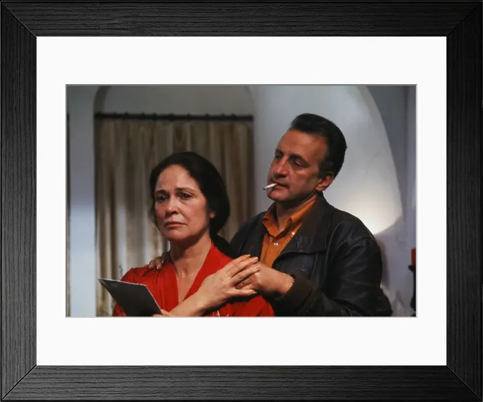 Framed Print : George C. Scott, Colleen Dewhurst Framed Print : George C. Scott, Colleen Dewhurst