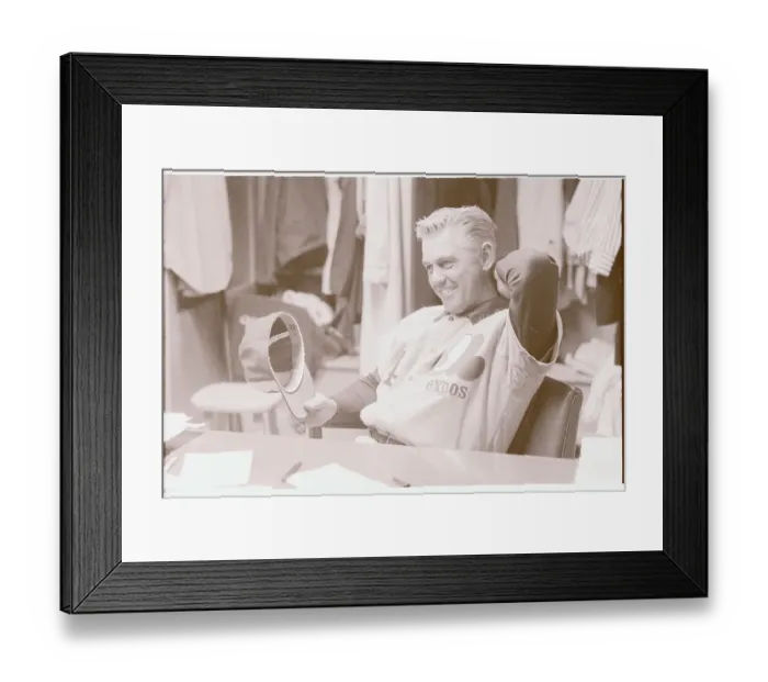 Framed Print : Gene Mauch Laughing