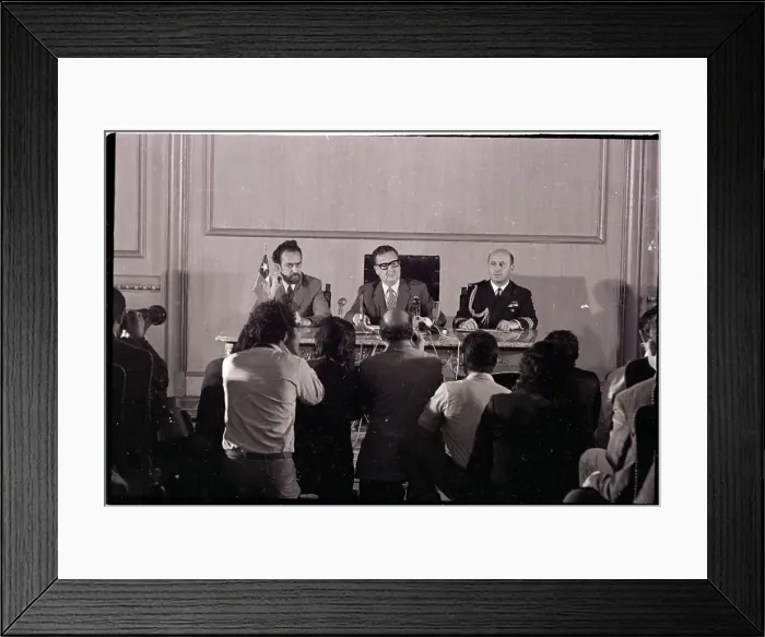 Framed Print : Chilean President Salvador Allende Framed Print : Chilean President Salvador Allende