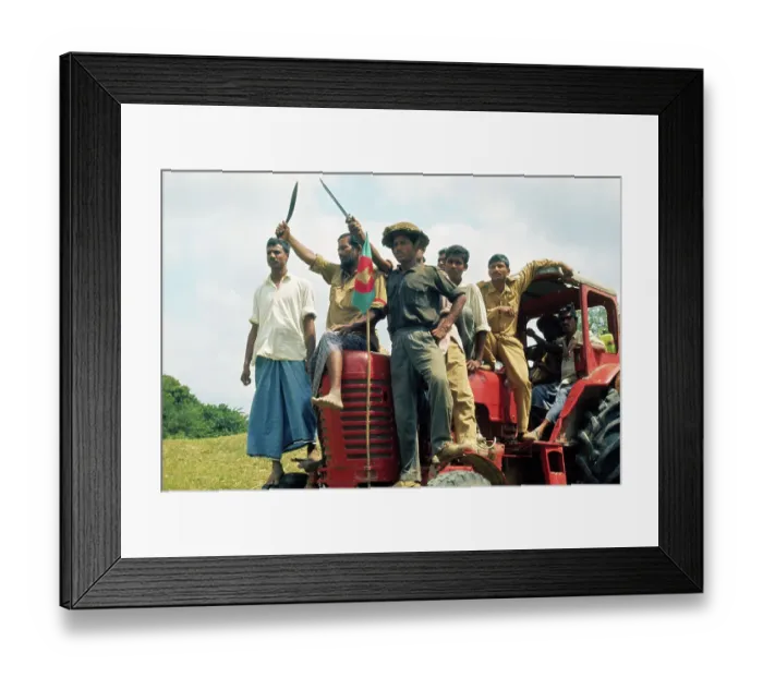 Framed Print : Bangladesh Commandos Atop Tractor Framed Print : Bangladesh Commandos Atop Tractor