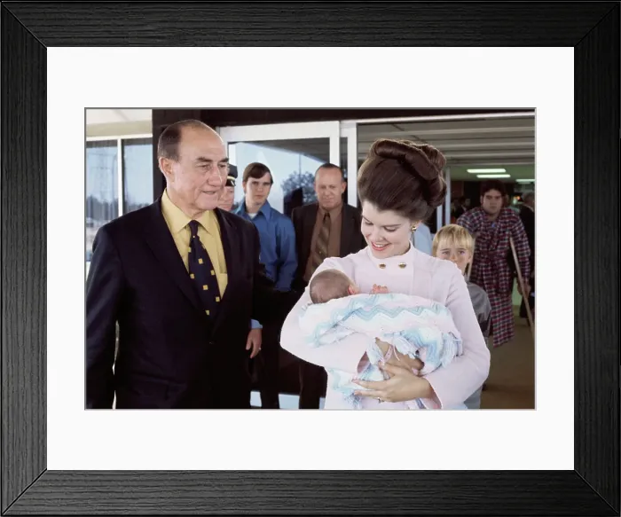 Framed Print : Strom Thurmond with Wife and Baby Framed Print : Strom Thurmond with Wife and Baby