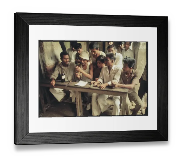 Framed Print : Guerrillas Congregated to Make Weaponry Framed Print : Guerrillas Congregated to Make Weaponry