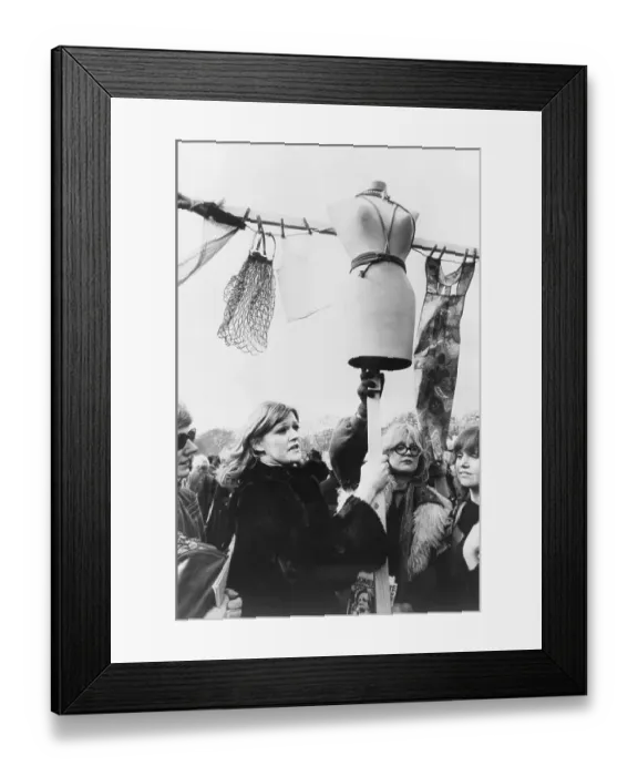 Framed Print : Women's Liberation March in Britain Framed Print : Women's Liberation March in Britain