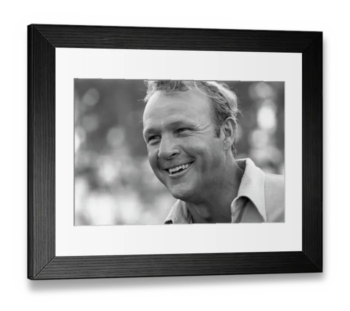 Framed Print : Portrait of Arnold Palmer Smiling Framed Print : Portrait of Arnold Palmer Smiling