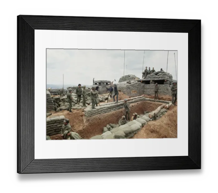 Framed Print : ARVN, FSB Delta One