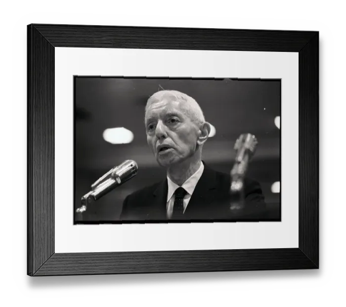 Framed Print : Hyman Rickover Testifying at Committee Framed Print : Hyman Rickover Testifying at Committee