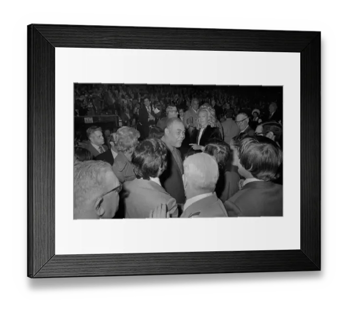 Framed Print : Joe Louis at the Ali-Frazier Fight Framed Print : Joe Louis at the Ali-Frazier Fight