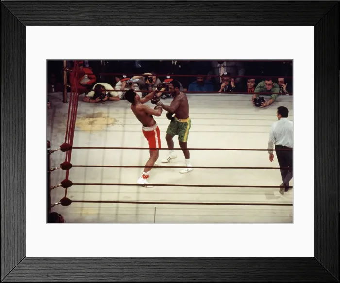 Framed Print : Frazier Beats Ali