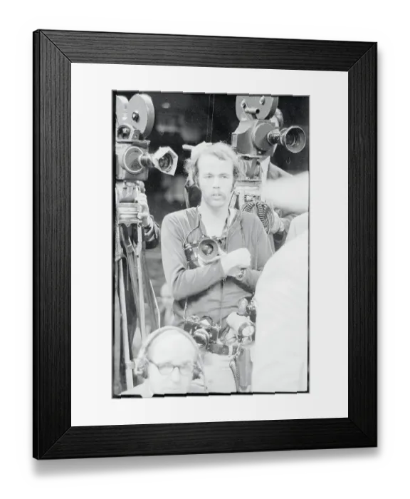 Framed Print : David Kennerly Waist-Up W / Cameras Framed Print : David Kennerly Waist-Up W / Cameras