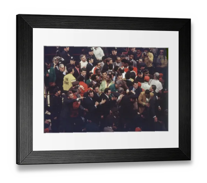 Framed Print : Victorious Joe Frazier Framed Print : Victorious Joe Frazier