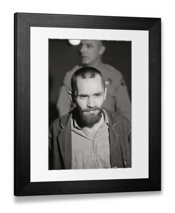 Framed Print : Charles Manson Framed Print : Charles Manson