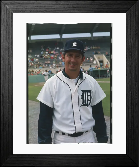 Framed Print : Billy Martin Smiling
