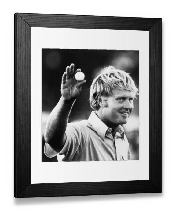 Framed Print : Jack Nicklaus Holds Winning Ball Framed Print : Jack Nicklaus Holds Winning Ball