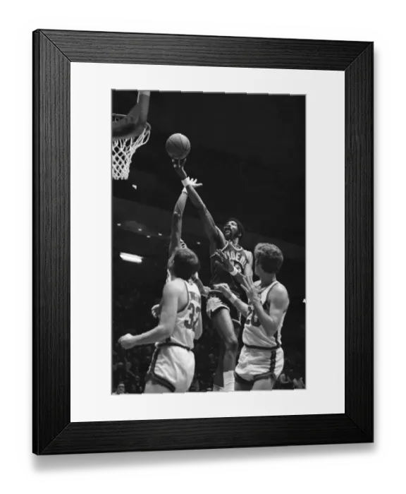 Framed Print : Connie Hawkins (42), Phoenix Suns, Scores Against Philadelphia Framed Print : Connie Hawkins (42), Phoenix Suns, Scores Against Philadelphia