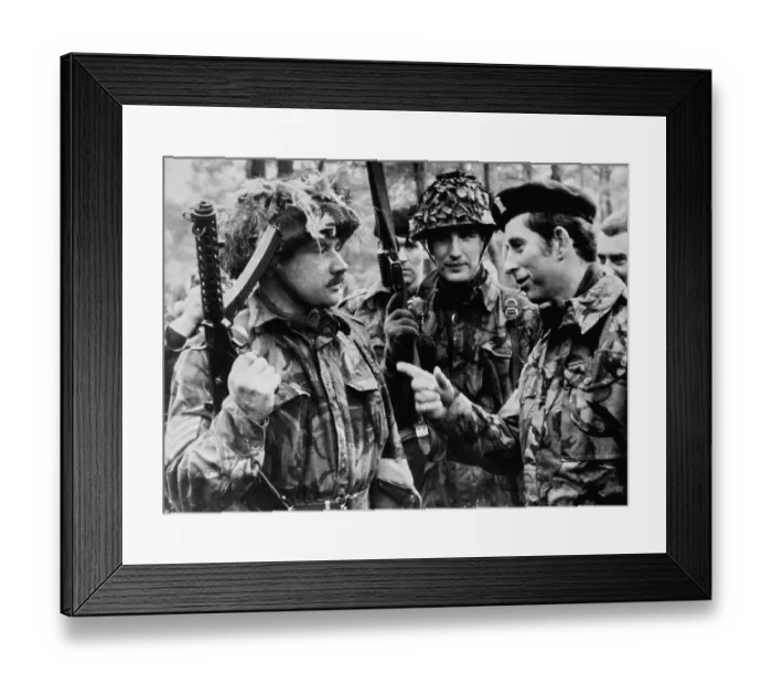 Framed Print : Prince Charles In Germany