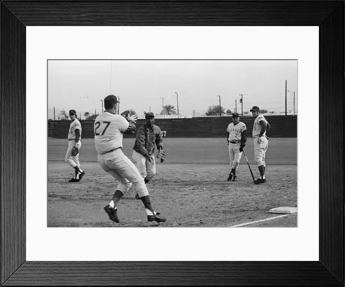 Framed Print : Ernie Banks in Spring Training Framed Print : Ernie Banks in Spring Training