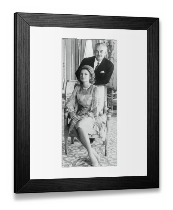 Framed Print : Princess Grace and Prince Rainier Framed Print : Princess Grace and Prince Rainier