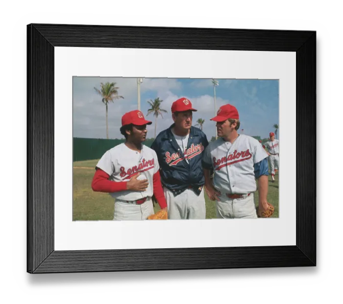 Framed Print : Ted Williams Chatting with Ball Players Framed Print : Ted Williams Chatting with Ball Players