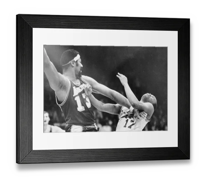 Framed Print : Basketball Players During a Game Framed Print : Basketball Players During a Game