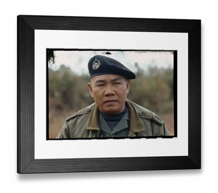 Framed Print : Lieutenant General Hoang Xuan Lam in Photograph Framed Print : Lieutenant General Hoang Xuan Lam in Photograph