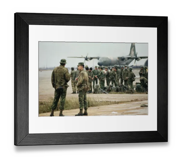 Framed Print : Dong Ha Combat Base Framed Print : Dong Ha Combat Base