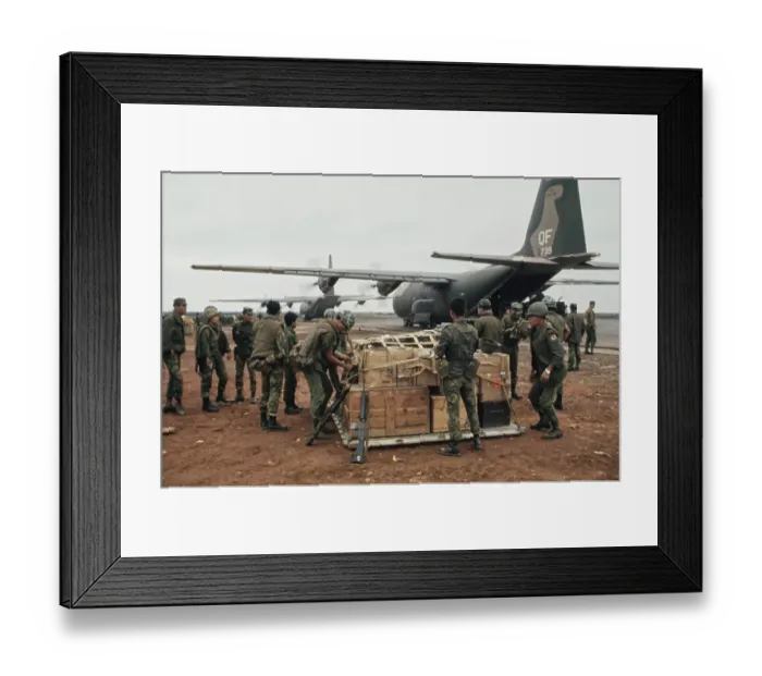 Framed Print : Dong Ha Combat Base Framed Print : Dong Ha Combat Base