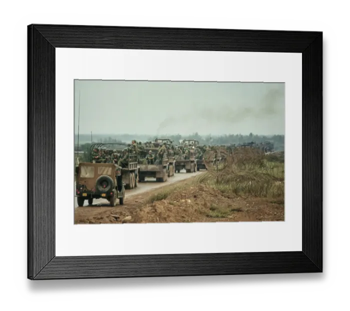 Framed Print : Dong Ha Combat Base Framed Print : Dong Ha Combat Base