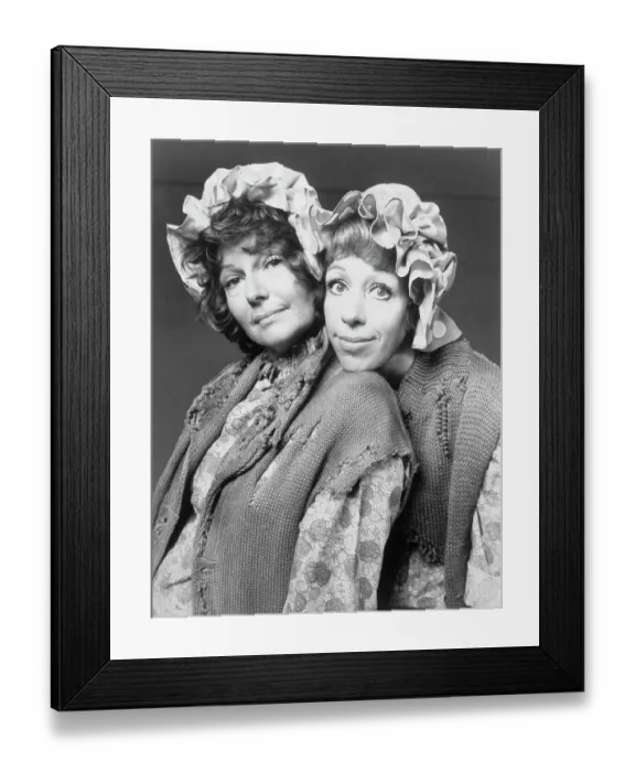 Framed Print : Rita Hayworth and Carol Burnett Framed Print : Rita Hayworth and Carol Burnett