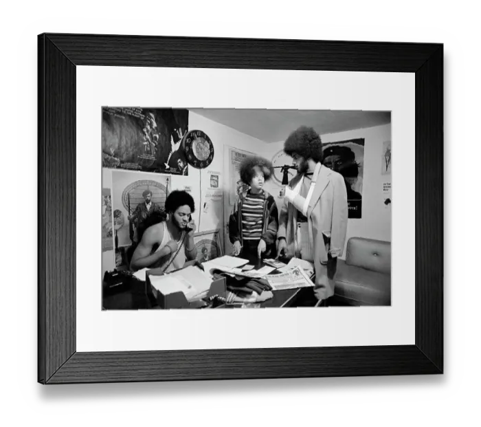 Framed Print : Black Panther Office Framed Print : Black Panther Office