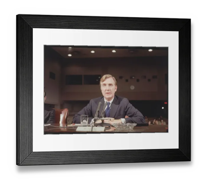 Framed Print : Portrait of John J. Gilligan