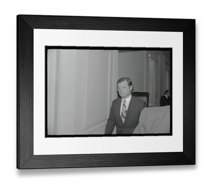 Framed Print : Edward Kennedy Looking Shocked Framed Print : Edward Kennedy Looking Shocked