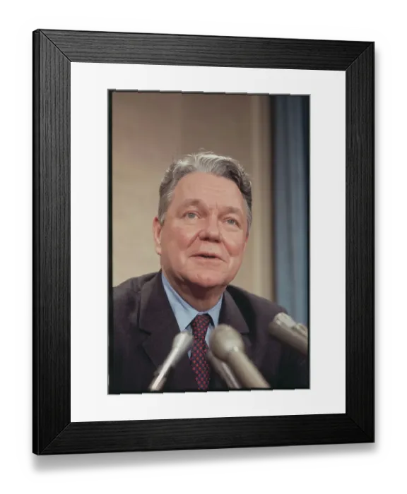 Framed Print : Hale Boggs Speaking Framed Print : Hale Boggs Speaking