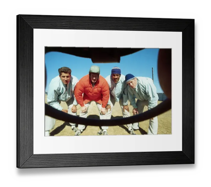 Framed Print : Dallas Cowboys Defensive Players