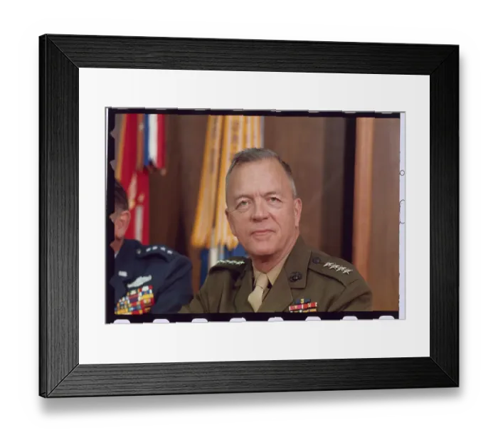 Framed Print : Portrait of Leonard Chapman, Jr Framed Print : Portrait of Leonard Chapman, Jr