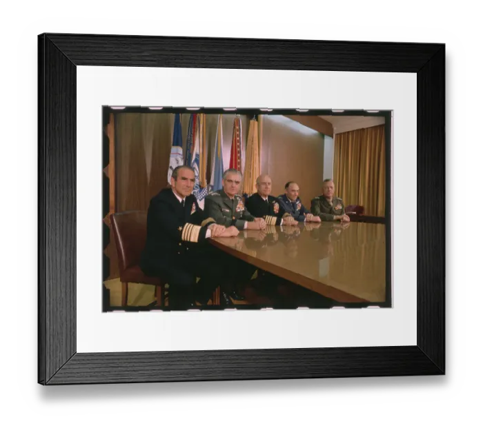 Framed Print : Portrait of Members of Joint Chiefs of Staff Framed Print : Portrait of Members of Joint Chiefs of Staff
