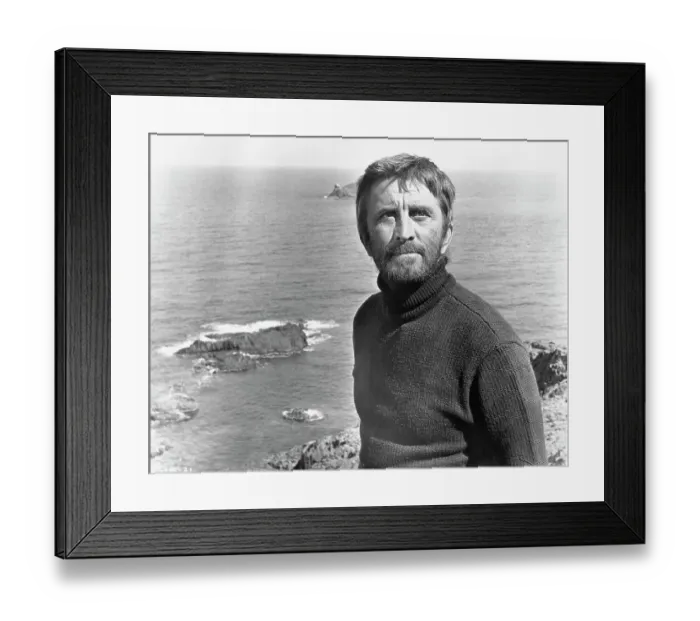 Framed Print : Kirk Douglas in The Light at the Edge of the World Framed Print : Kirk Douglas in The Light at the Edge of the World