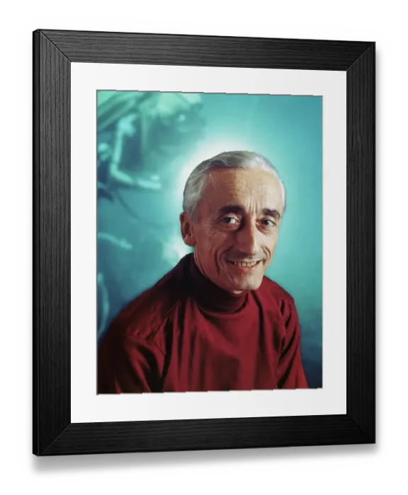 Framed Print : Jacques Cousteau Framed Print : Jacques Cousteau