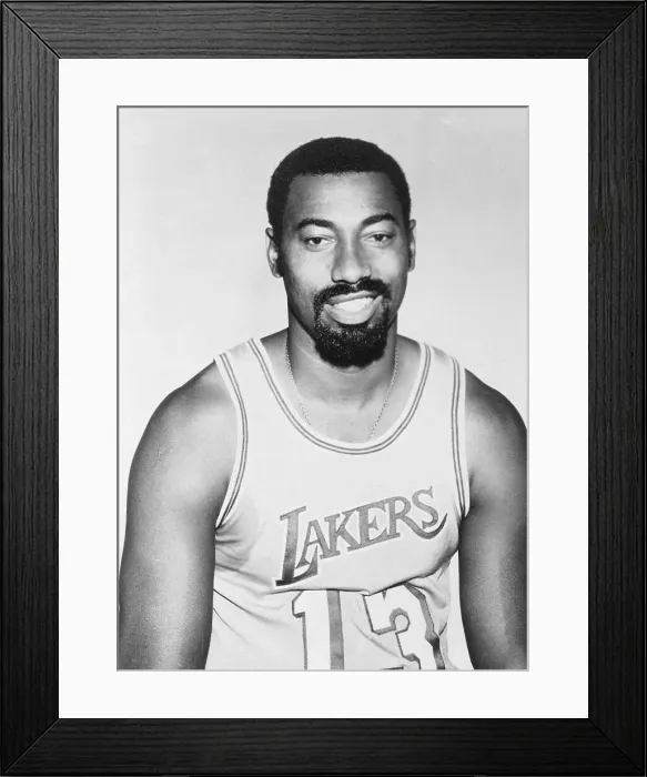 Framed Print : Los Angeles Lakers Center Wilt Chamberlain Framed Print : Los Angeles Lakers Center Wilt Chamberlain