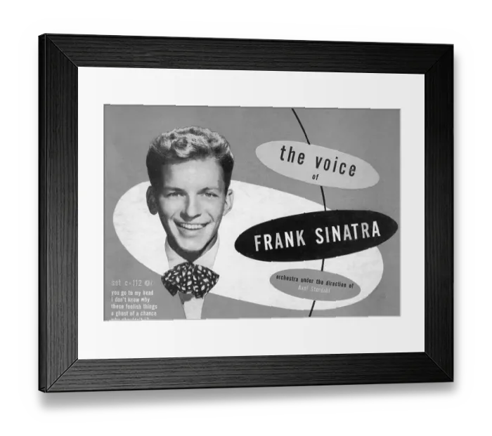 Framed Print : Frank Sinatra Record Album Cover Framed Print : Frank Sinatra Record Album Cover
