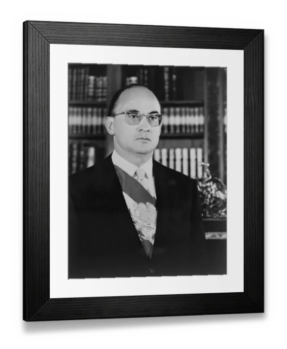 Framed Print : Portrait of Luis Echeverria Framed Print : Portrait of Luis Echeverria